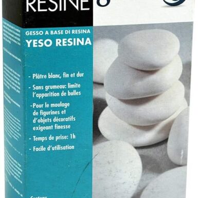 Pébéo - Gédéo Plâtre Résine 1 KG - Plâtre pour Moulage et Coulage d’Objets Fins - Blanc Prise Rapide