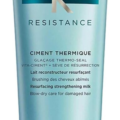 KERASTASE Résistance - Ciment Thermique - Lait Capillaire Reconstructeur Resurfaçant - 85 % de Casse due au Brushing en Moins - Effet Thermoprotecteur Jusqu'à 230°C - Cheveux Abîmés - 250 ml