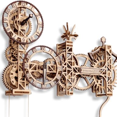 WOODEN.CITY Puzzles 3D en Bois pour Adultes - Puzzle Adulte Maquette en Bois À Construire DIY - Loisirs D'horloge pour Adultes Hommes - Kits De Modélisme Élégants Et Détaillés