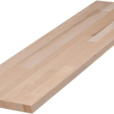 Tablette hêtre Massif lamellé collé abouté 1200 x 400 x 18 mm - FSC 100%